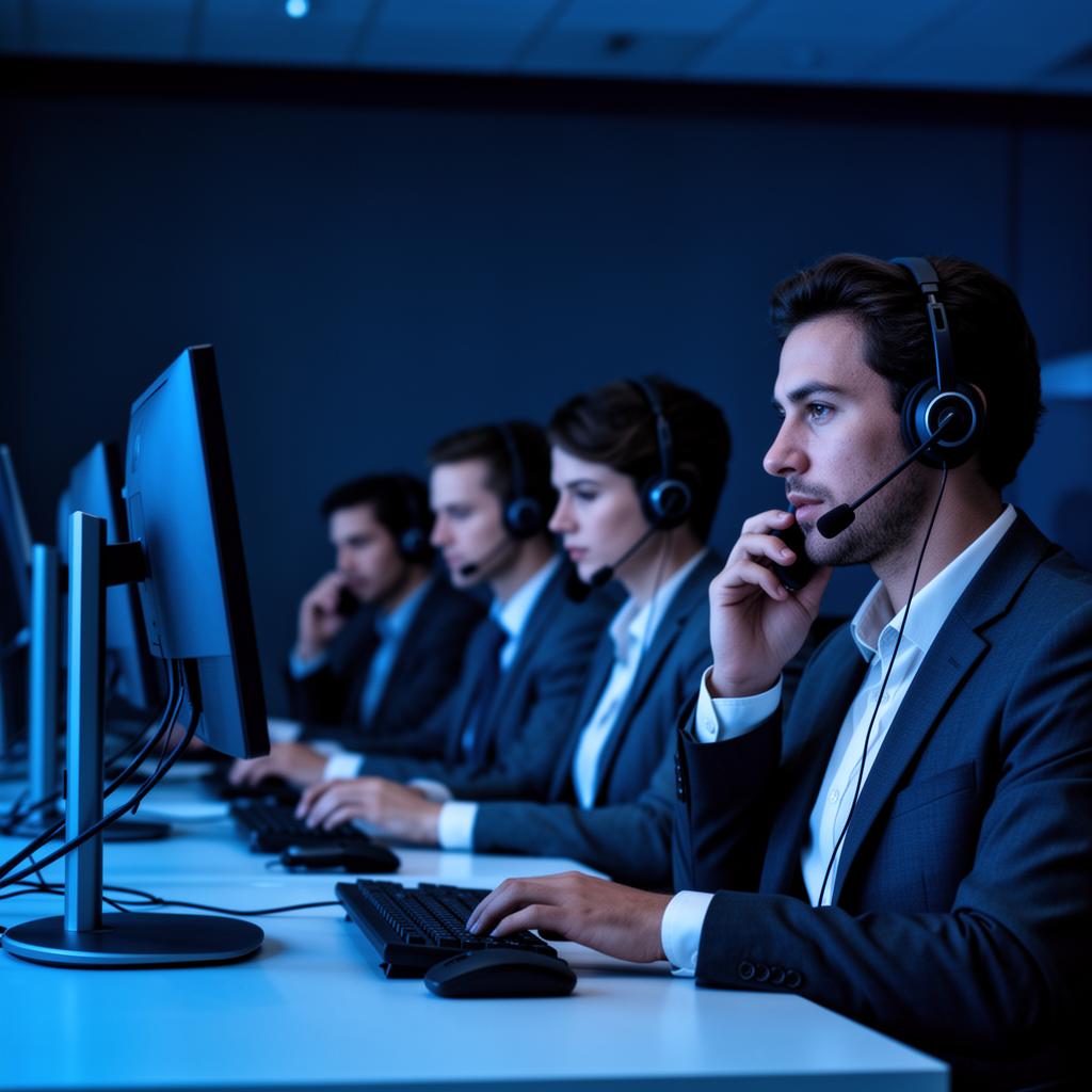 Painel de gestão e métricas do call center ADEVOZ